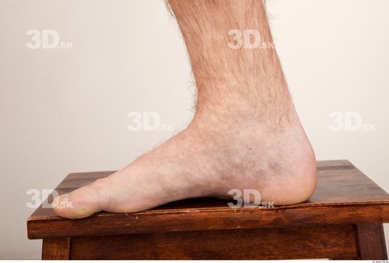 Foot Man Nude Average Studio photo references