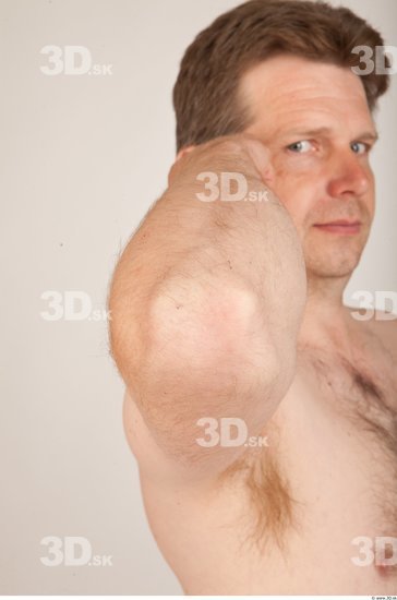 Forearm Man Nude Average Studio photo references