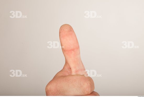 Fingers Man Average Studio photo references