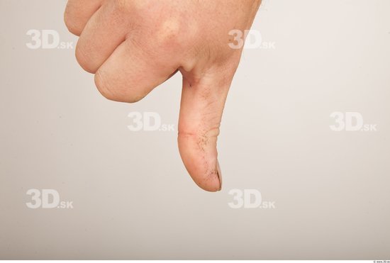 Fingers Man Average Studio photo references