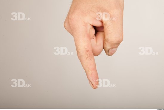 Fingers Man Average Studio photo references