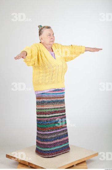 Whole Body Animation references Casual Overweight Wrinkles Studio photo references