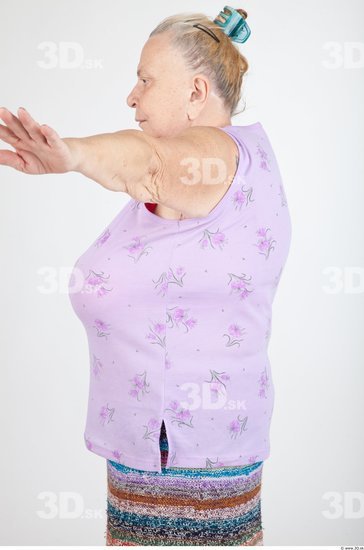 Upper Body Casual Overweight Top Studio photo references