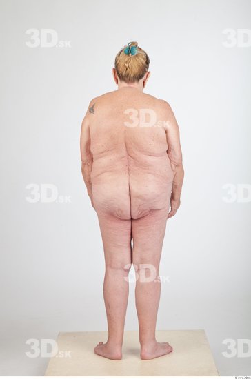 Whole Body Animation references Nude Overweight Wrinkles Studio photo references