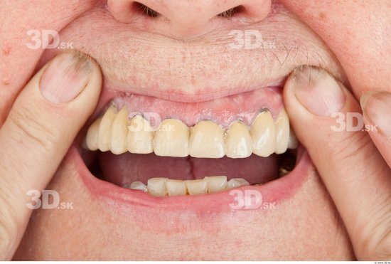 Teeth Overweight Wrinkles Studio photo references