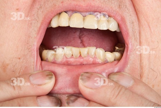 Teeth Overweight Wrinkles Studio photo references