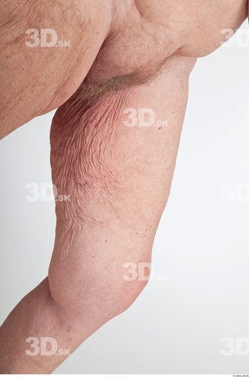 Leg Nude Overweight Wrinkles Studio photo references