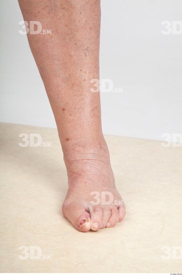 Foot Nude Overweight Wrinkles Studio photo references