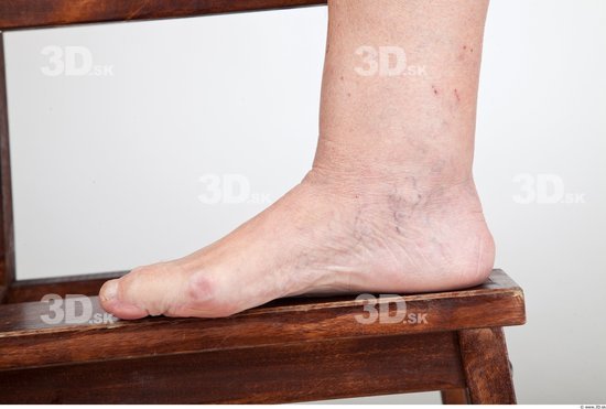 Foot Nude Overweight Wrinkles Studio photo references