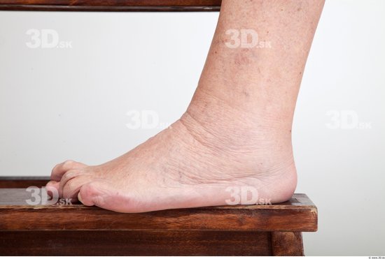 Foot Nude Overweight Wrinkles Studio photo references