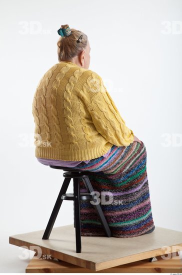 and more Whole Body Woman Artistic poses White Casual Overweight Wrinkles