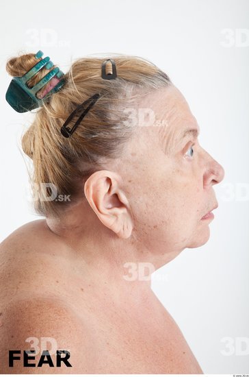 and more Head Emotions Woman White Overweight Wrinkles