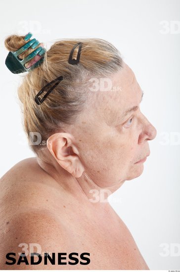 and more Head Emotions Woman White Overweight Wrinkles