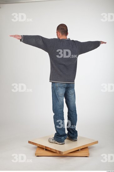 Whole Body T poses Casual Studio photo references