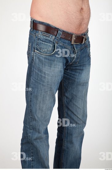 Thigh Casual Jeans Studio photo references
