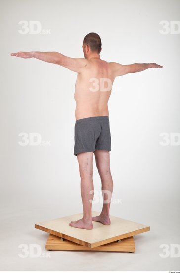 Whole Body T poses Underwear Shorts Studio photo references