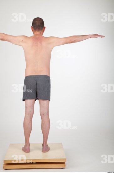 Whole Body T poses Underwear Shorts Studio photo references