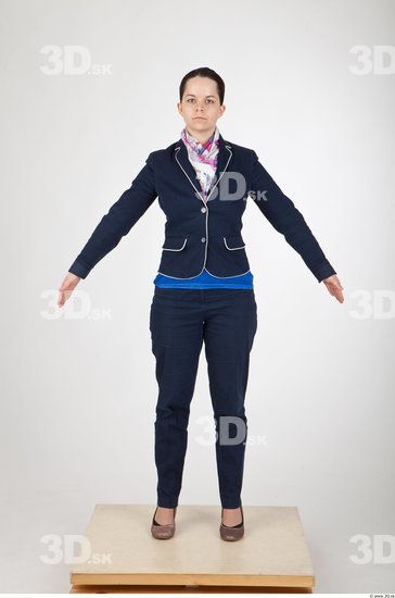 Whole Body Woman Formal Slim Studio photo references