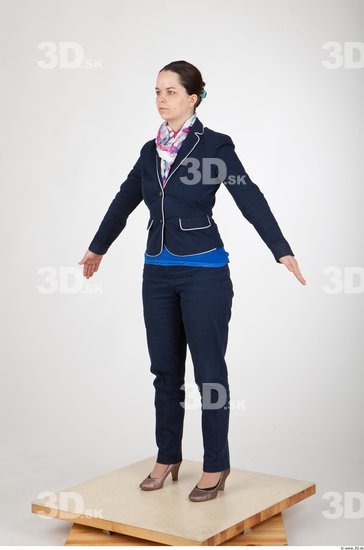 Whole Body Woman Formal Slim Studio photo references