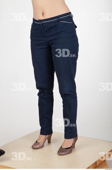 Leg Woman Formal Trousers Slim Studio photo references