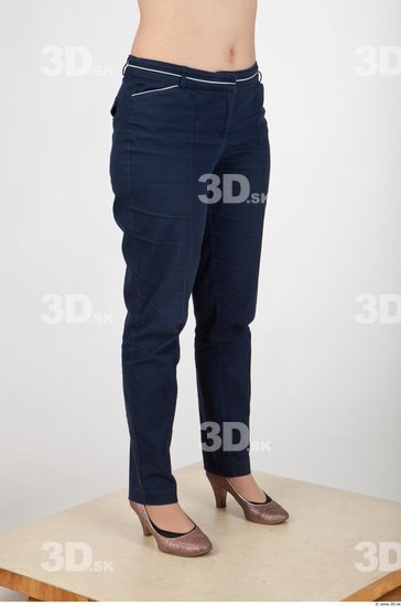 Leg Woman Formal Trousers Slim Studio photo references