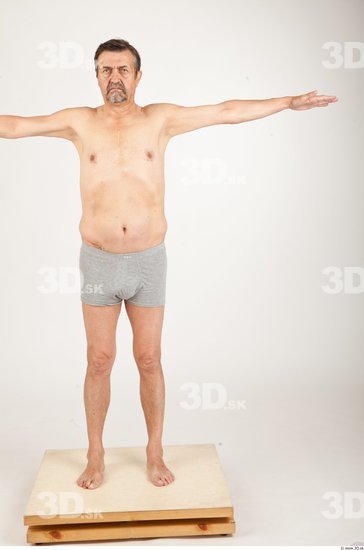 Whole Body T poses Underwear Shorts Average Studio photo references