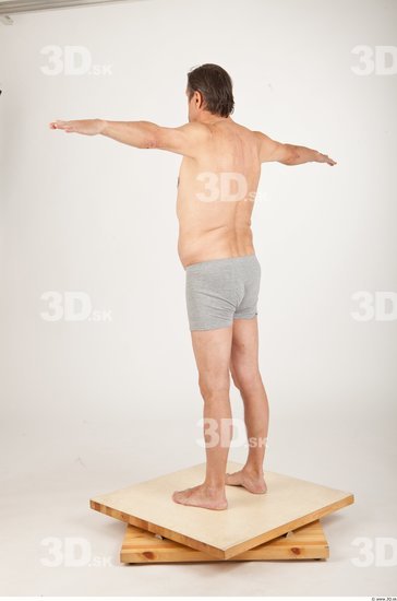Whole Body T poses Underwear Shorts Average Studio photo references