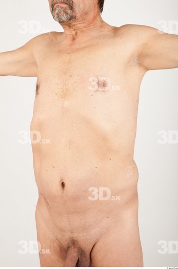 Upper Body Nude Average Studio photo references