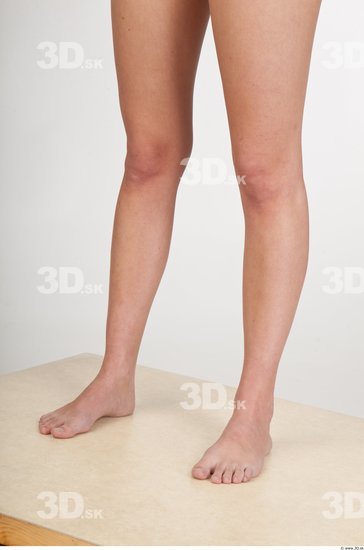 Calf Nude Slim Studio photo references