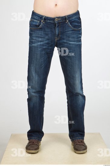 Leg Man Casual Jeans Average Studio photo references