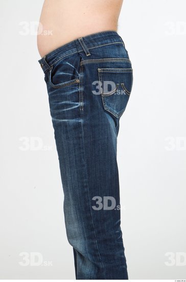 Thigh Man Casual Jeans Average Studio photo references