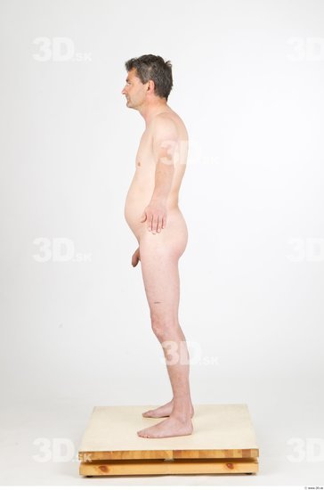 Whole Body Man Animation references Nude Average Studio photo references