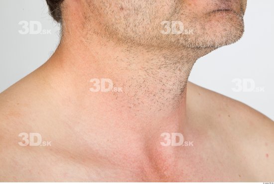 Neck Man Nude Average Studio photo references