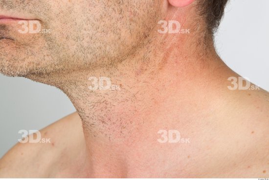 Neck Man Nude Average Studio photo references