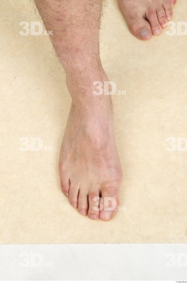 Foot Man Nude Average Studio photo references