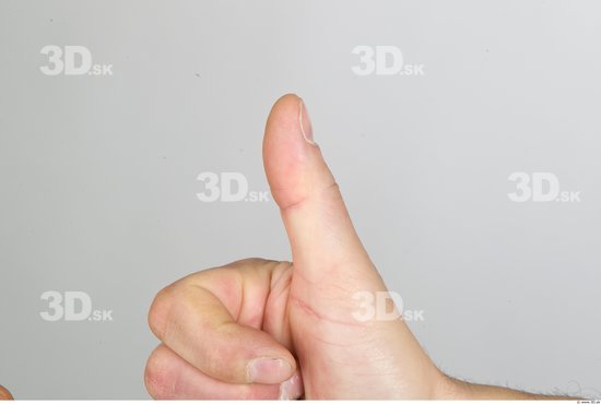 Fingers Man Average Studio photo references