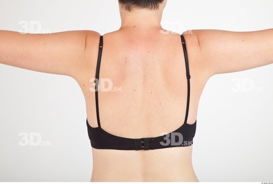 Back Woman Underwear Bra Slim Studio photo references