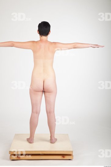 Whole Body Woman T poses Nude Slim Studio photo references