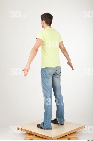 Whole Body Man Animation references Casual Athletic Studio photo references