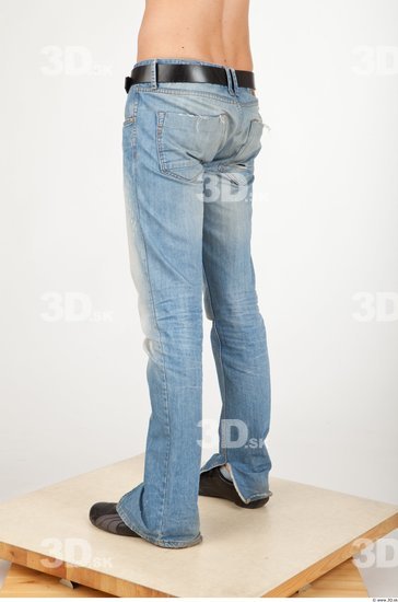 Leg Man Casual Jeans Athletic Studio photo references