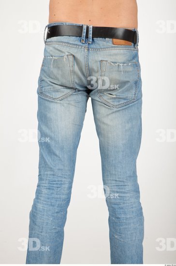 Thigh Man Casual Jeans Athletic Studio photo references