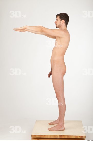 Whole Body Man Animation references Nude Athletic Studio photo references