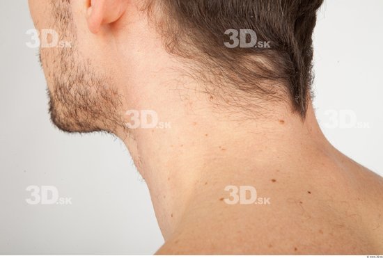 Neck Man Nude Athletic Studio photo references