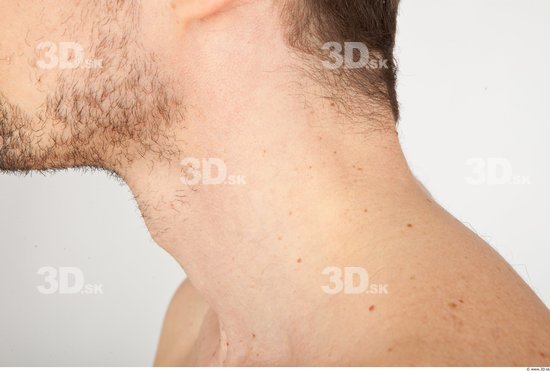 Neck Man Nude Athletic Studio photo references