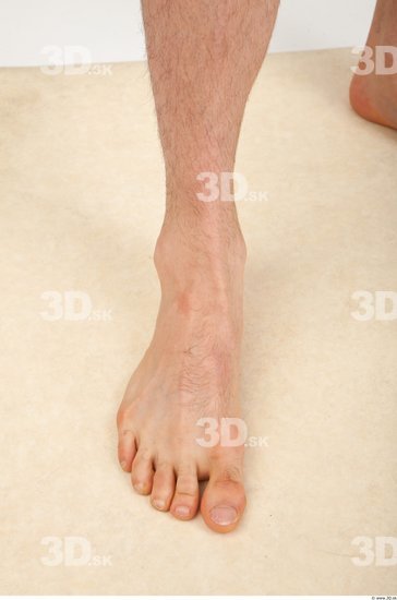 Foot Man Nude Athletic Studio photo references