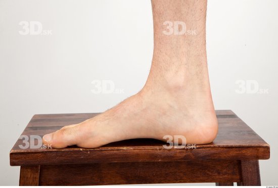 Foot Man Nude Athletic Studio photo references