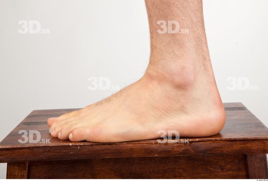 Foot Man Nude Athletic Studio photo references