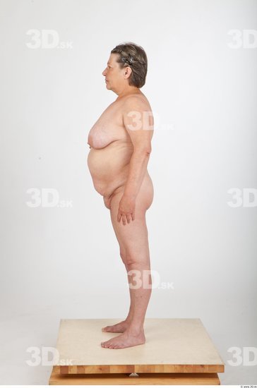 Whole Body Woman Animation references Nude Average Wrinkles Studio photo references