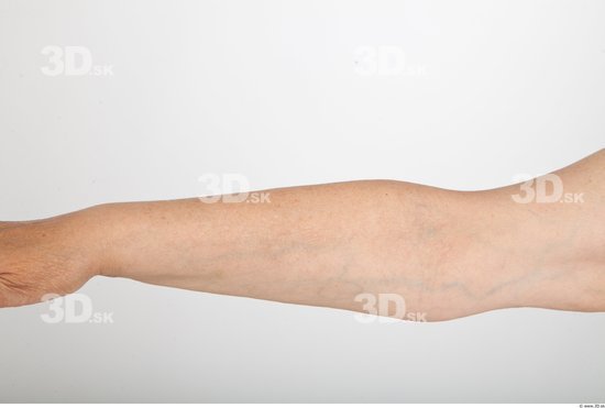 Forearm Woman Nude Average Wrinkles Studio photo references