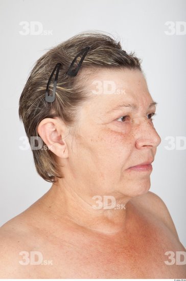 Head Woman Average Wrinkles Studio photo references